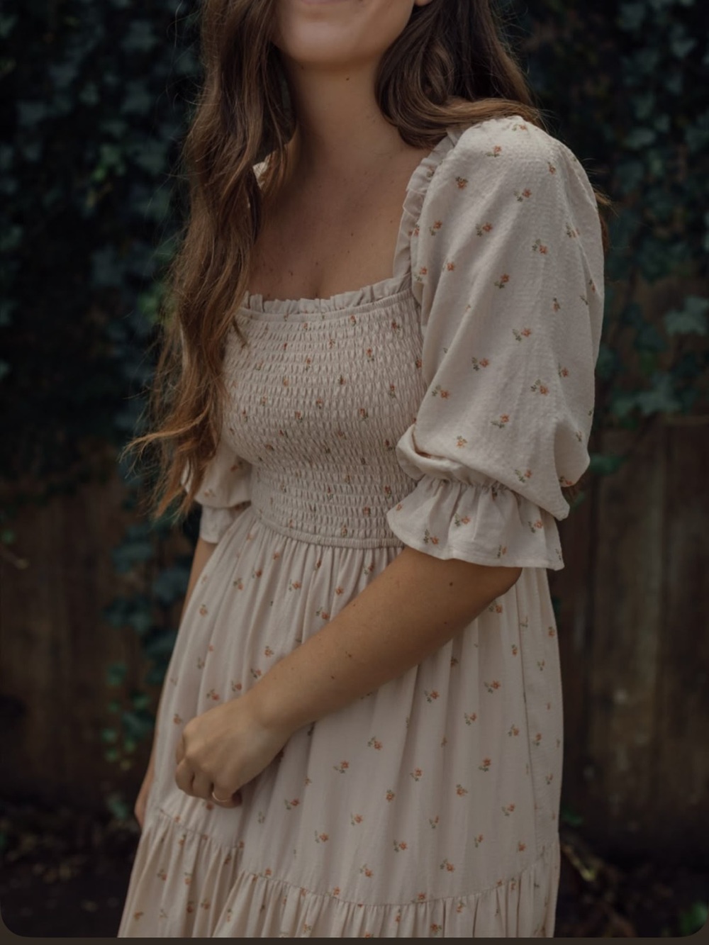 Neuflora Ashland Dress in Vintage Flora!
Smocked Midi - Picture 5 of 9